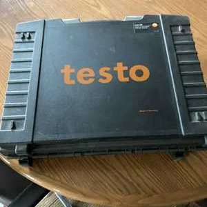Testo 350 Gas Analyzer with pitot and gas probes and 5 sensors