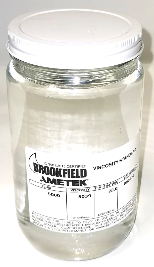 Brookfield #5000 Viscosity Standard (5,000cp) - Image 4
